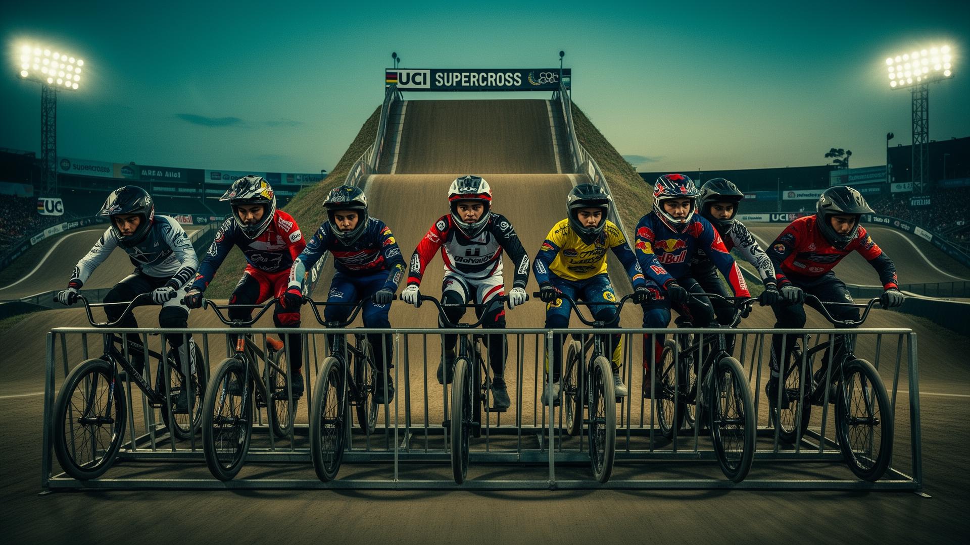 Four-stage BMX Racing progression: walkbike, junior, developing athlete, elite — the R.R.R pathway